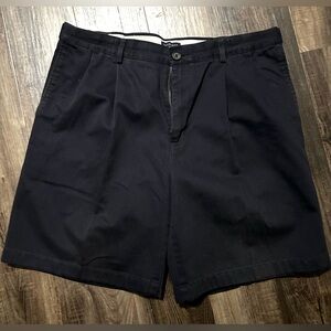 Lands' End Mens Navy Size 34 Flat Front Shorts - Traditional Fit
